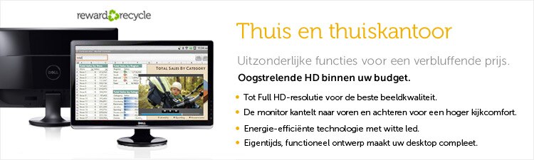 Dell Monitoren voor thuis en het thuiskantoor